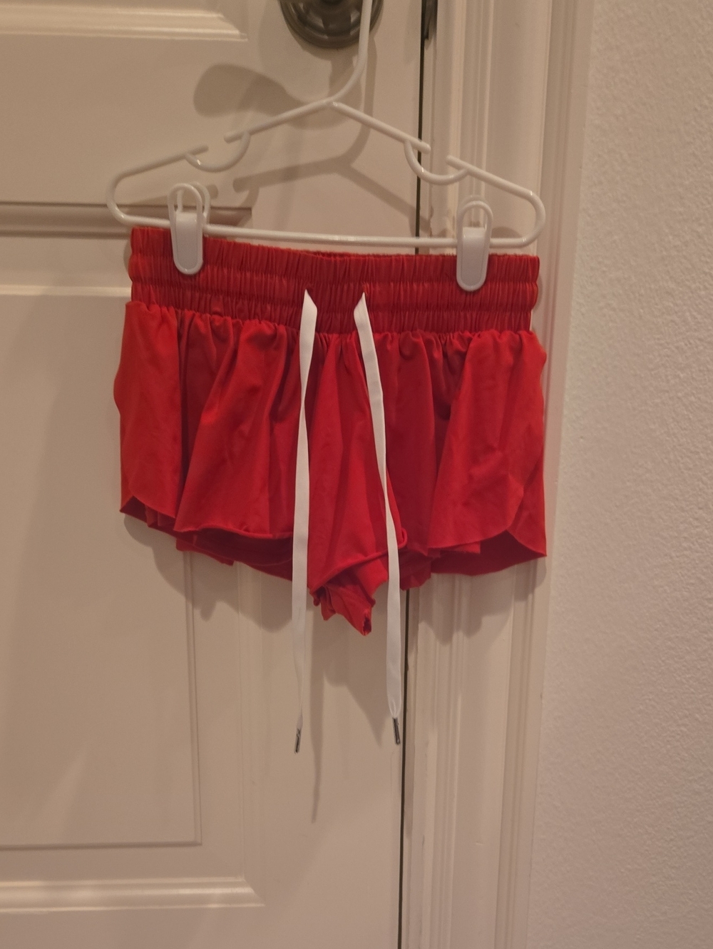 Katie J NYC Red Farrah Shorts